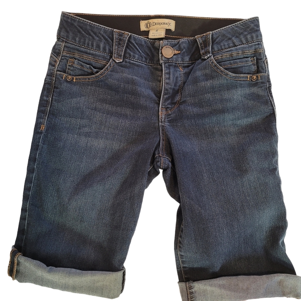 Democracy Women's Dark Blue Jean Shorts